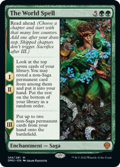 The World Spell Dominaria United Magic card