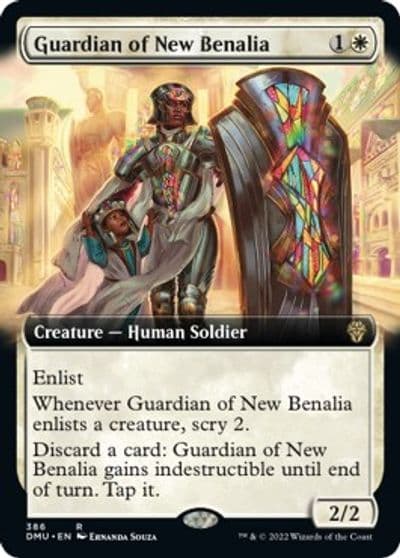 Guardian of New Benalia Extended Art Dominaria United Magic card