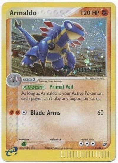 Armaldo (Prerelease) Miscellaneous Cards & Products Pokemon card