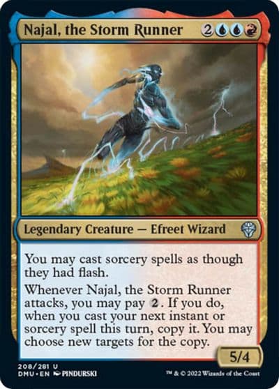 Najal the Storm Runner Dominaria United Magic card