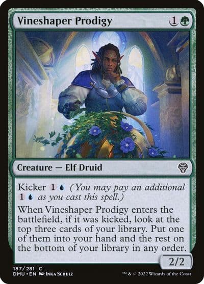 Vineshaper Prodigy Dominaria United Magic card