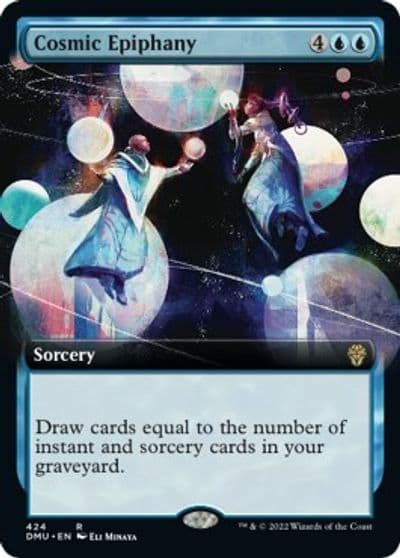 Cosmic Epiphany Extended Art Dominaria United Magic card