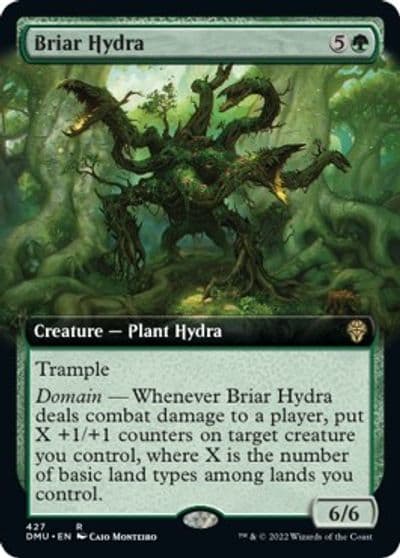 Briar Hydra Extended Art Dominaria United Magic card