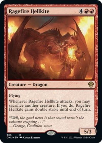Ragefire Hellkite Dominaria United Magic card