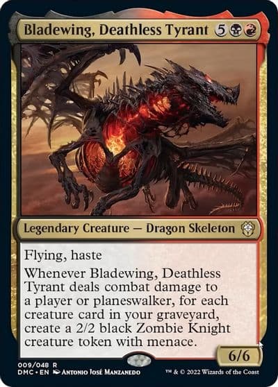 Bladewing Deathless Tyrant Commander: Dominaria United Magic card
