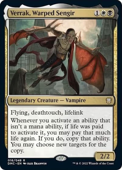 Verrak Warped Sengir Commander: Dominaria United Magic card