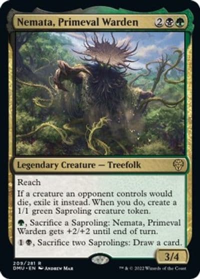 Nemata Primeval Warden Dominaria United Magic card