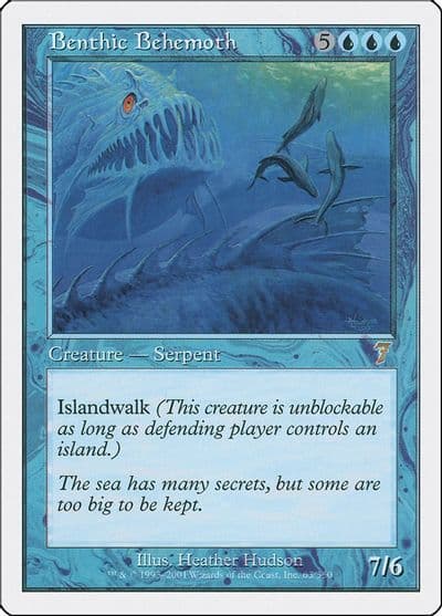 Benthic Behemoth 7th Edition Magic card