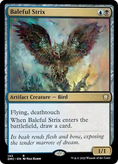 Baleful Strix Commander: Dominaria United Magic card