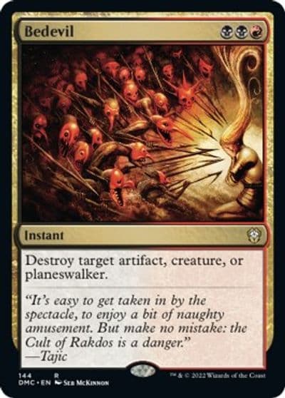 Bedevil Commander: Dominaria United Magic card