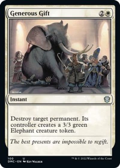 Generous Gift Commander: Dominaria United Magic card