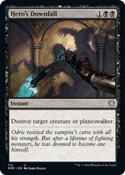 Heros Downfall Commander: Dominaria United Magic card