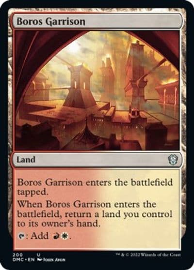 Boros Garrison Commander: Dominaria United Magic card