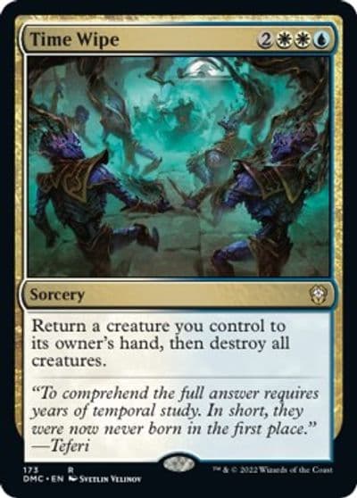 Time Wipe Commander: Dominaria United Magic card