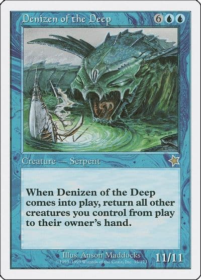 Denizen of the Deep Starter 1999 Magic card