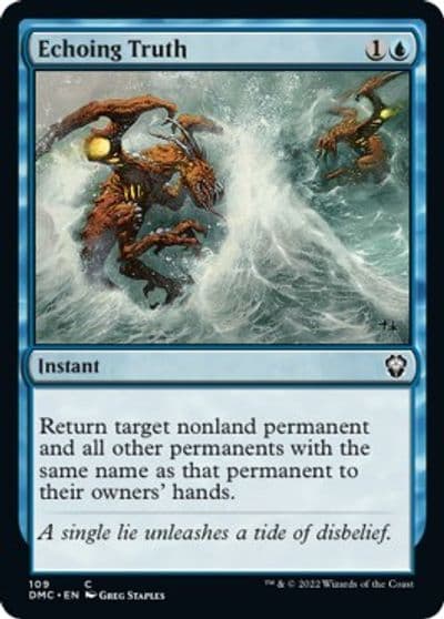 Echoing Truth Commander: Dominaria United Magic card