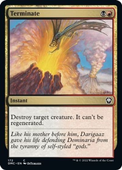 Terminate Commander: Dominaria United Magic card