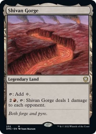 Shivan Gorge Commander: Dominaria United Magic card