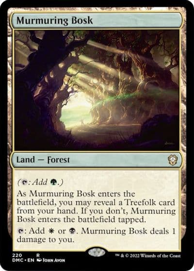Murmuring Bosk Commander: Dominaria United Magic card