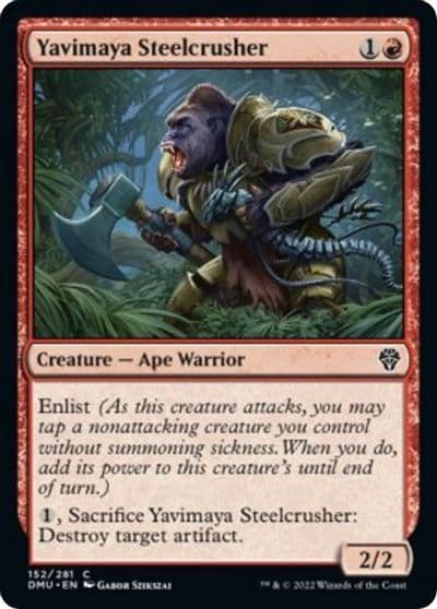 Yavimaya Steelcrusher Dominaria United Magic card
