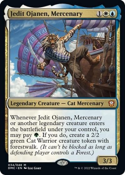 Jedit Ojanen Mercenary Commander: Dominaria United Magic card