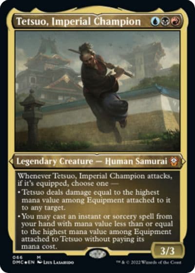 Tetsuo Imperial Champion Foil Etched Commander: Dominaria United Magic card