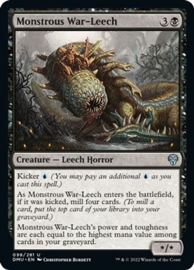 Monstrous War Leech Dominaria United Magic card