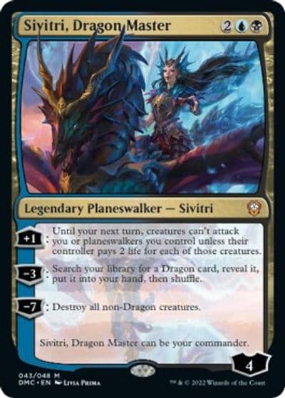 Sivitri Dragon Master Commander: Dominaria United Magic card