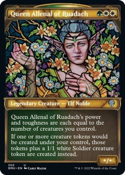 Queen Allenal of Ruadach Textured Foil Dominaria United Magic card