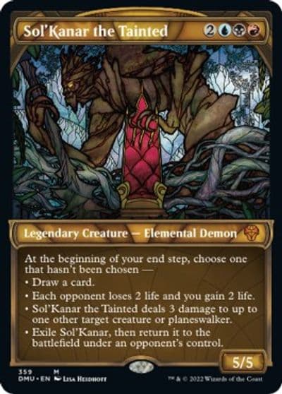 SolKanar the Tainted Textured Foil Dominaria United Magic card