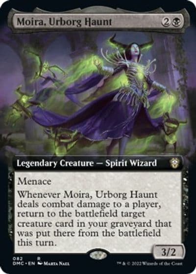 Moira Urborg Haunt Extended Art Commander: Dominaria United Magic card