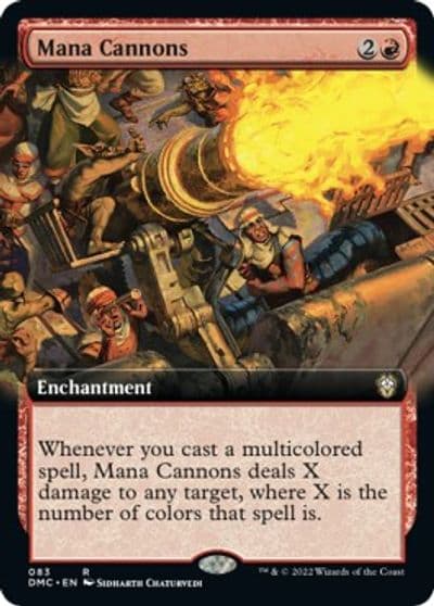 Mana Cannons Extended Art Commander: Dominaria United Magic card