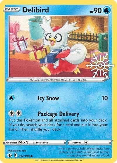 Delibird (Holiday Calendar) Miscellaneous Cards & Products Pokemon card