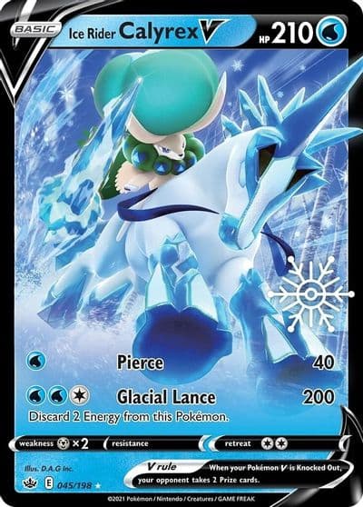 Ice Rider Calyrex V (Holiday Calendar) Miscellaneous Cards & Products Pokemon card
