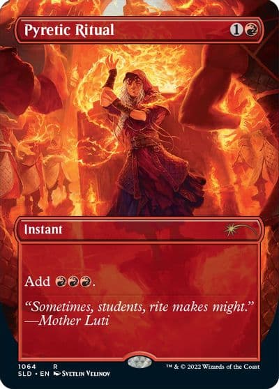 Pyretic Ritual Secret Lair Drop Series Magic card