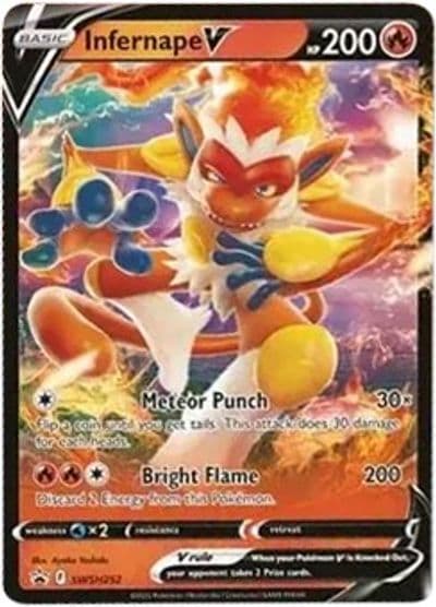 Infernape V - SWSH252 SWSH: Sword & Shield Promo Cards Pokemon card