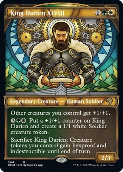 King Darien XLVIII Textured Foil Dominaria United Magic card