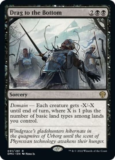 Drag to the Bottom Dominaria United Magic card