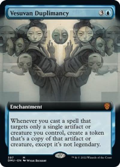 Vesuvan Duplimancy Extended Art Dominaria United Magic card