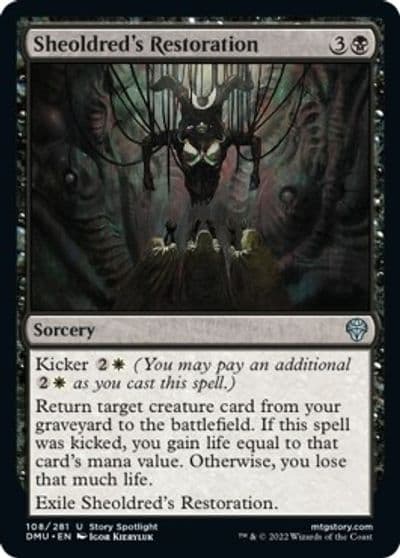 Sheoldreds Restoration Dominaria United Magic card