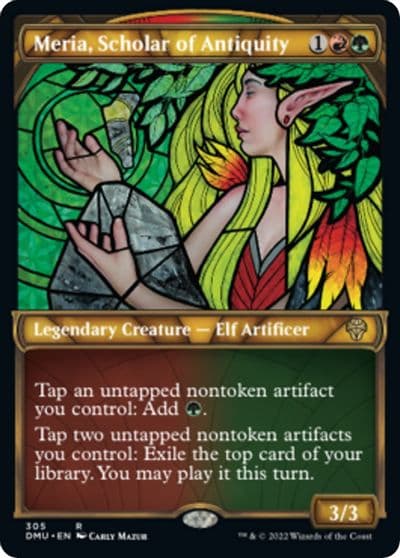 Meria Scholar of Antiquity Showcase Dominaria United Magic card
