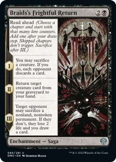 Braidss Frightful Return Dominaria United Magic card