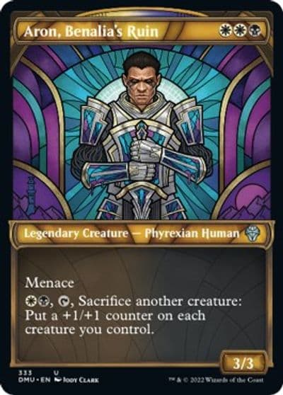 Aron Benalias Ruin Textured Foil Dominaria United Magic card