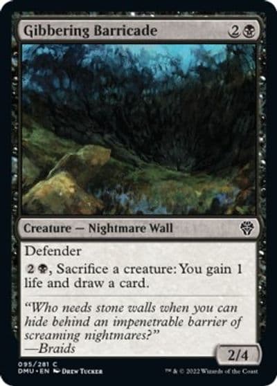 Gibbering Barricade Dominaria United Magic card