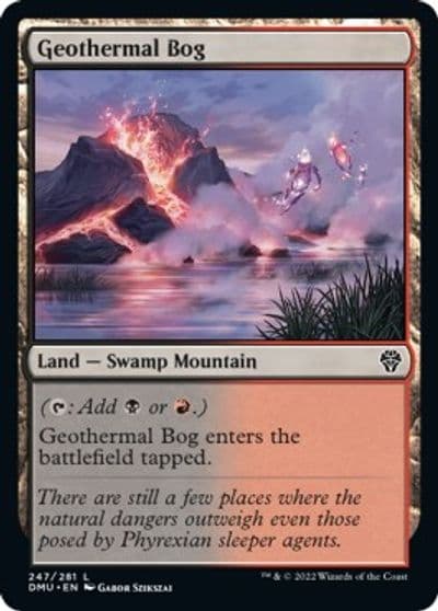 Geothermal Bog Dominaria United Magic card