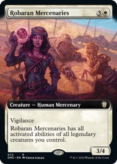 Robaran Mercenaries Extended Art Commander: Dominaria United Magic card