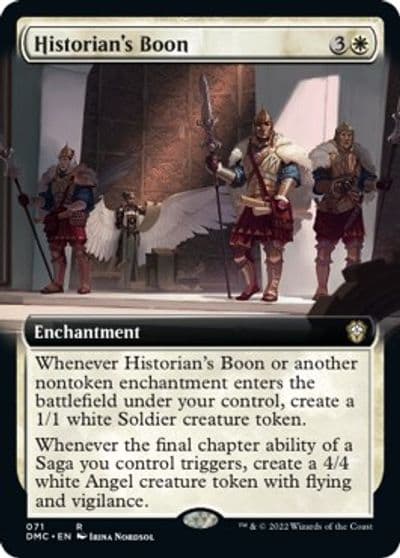Historians Boon Extended Art Commander: Dominaria United Magic card