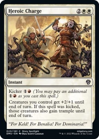 Heroic Charge Dominaria United Magic card