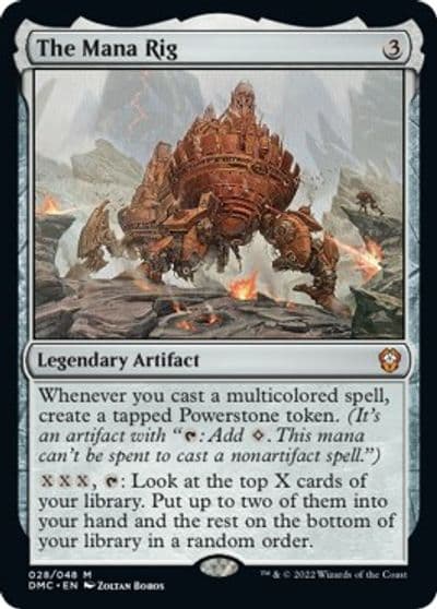 The Mana Rig Commander: Dominaria United Magic card