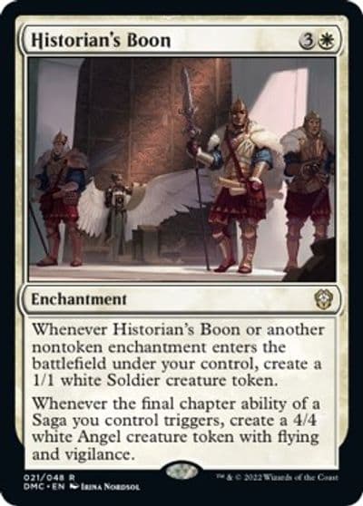 Historians Boon Commander: Dominaria United Magic card
